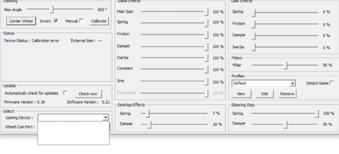 MMJOY ve Wheel config