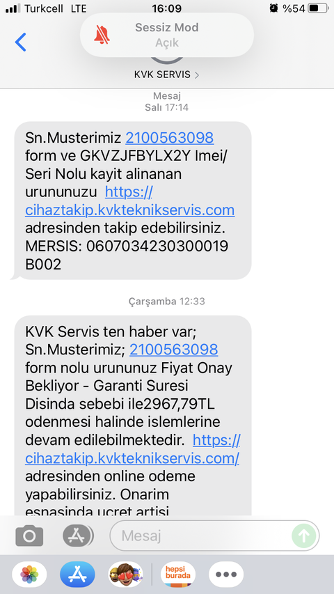 HEPSİBURADA VE KVK SERVİS AİRPODS REZİLLİĞİ