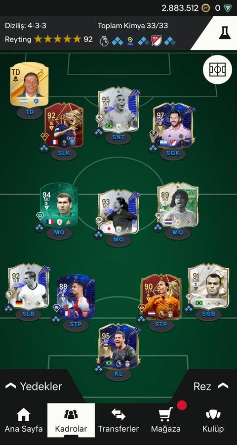 TOTY RONALDO (R9)+ TOTY MESSİ+ 3M COIN HESAP SATILIKTIR (EA FC 24 PS5 PLATFORM)