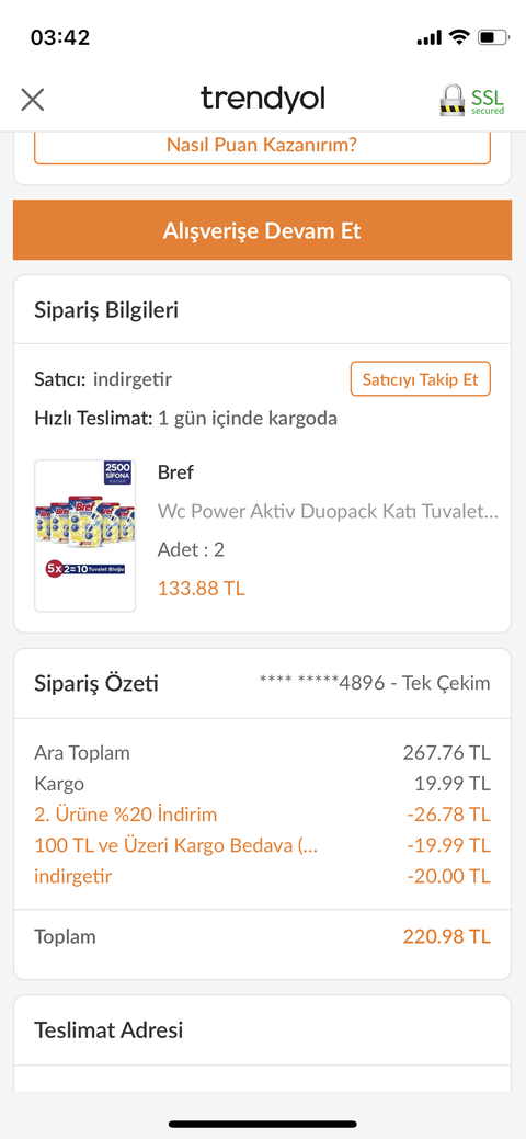 Bref klozet kokusu tanesi 11 TL ye geliyor
