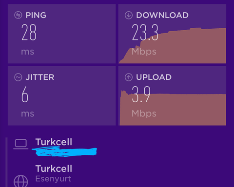 TÜM OPERATÖRLER 4,5G HIZ TESTİ [ANA KONU] 5G YE DOĞRU ADIM ADIM