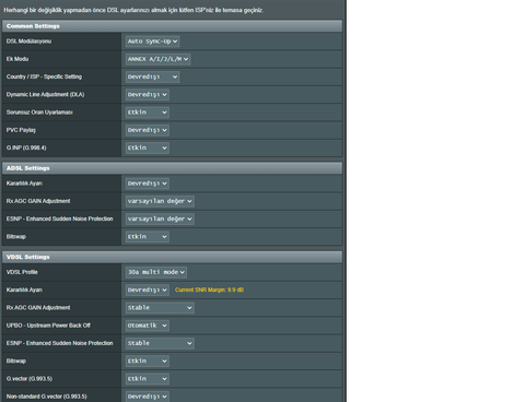 Turk.net, Asus DSL AC-51 ve İnternet Kopma Sorunu