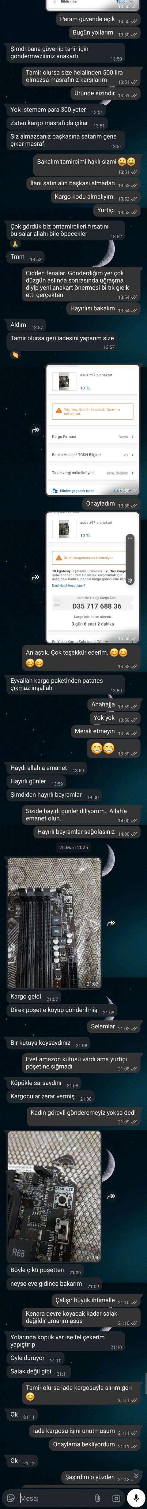 Kandırılıyormuyum? - Gönderdi.