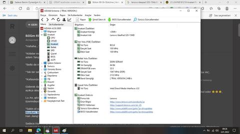 Selamlar lenovo ideapad 320-15ikb 81bt laptop için ram yükseltmesi