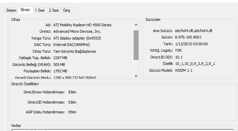 win10 amd-hd4500 control center bulamıyorum