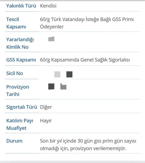 Sağlık sigortasındaki bu yazılar nedir?