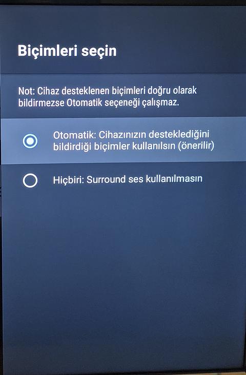 Mini Rehber - Z906 - Android boxtan tüm ses kodeklerini 5.1 olarak alma (TrueHD - DTS:X/HD - Atmos)
