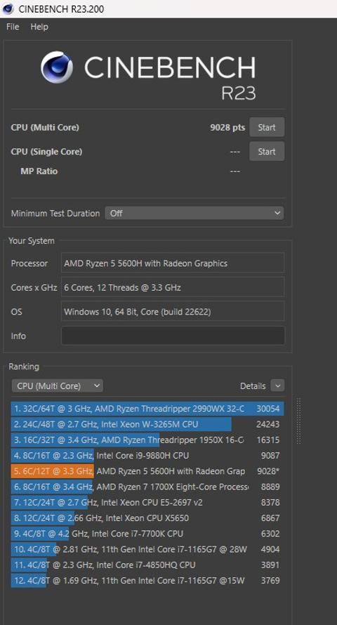 Cpu Cinebench R23 sonuclarınız buraya