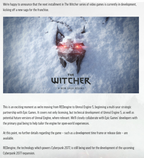 The Witcher : A New Saga Begins Duyuruldu! (21.03.2022)