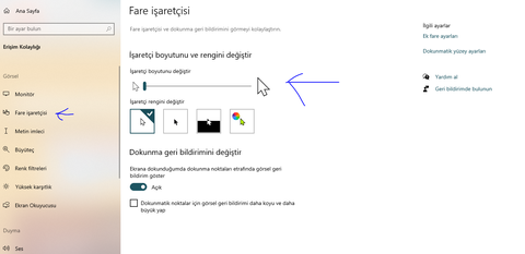  Mouse imleci kendiliğinden değişti bi garip görünüyor