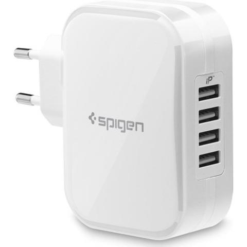 Spigen Essential F401 34W Hızlı Şarj Cihazı 4 Port USB (5V 6.8A) (79,11TL)