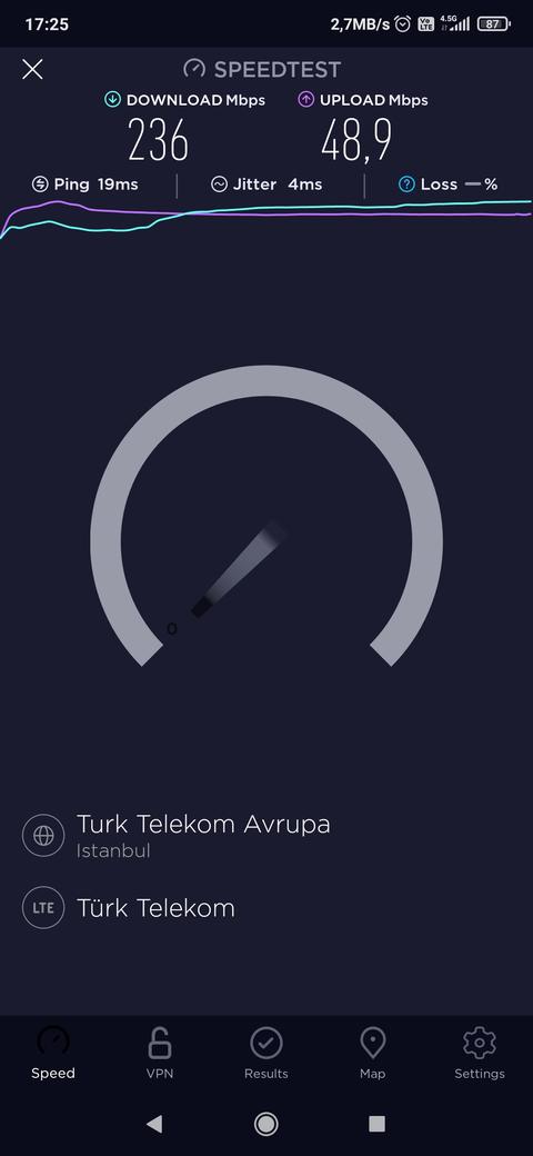 TÜM OPERATÖRLER 4,5G HIZ TESTİ [ANA KONU] 5G YE DOĞRU ADIM ADIM