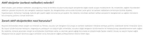 Roycera Alkali Filtre Orp,tds, ph ölçüm , inceleme test  konusu