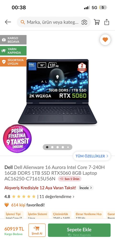 Laptop Tavsiye
