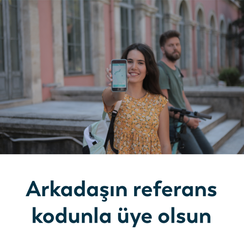 Binbin Scooter'a Üye Ol 15₺ Kazan!