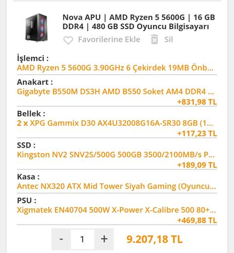 Nova APU AMD Ryzen 5 5600G Alınır mı,?