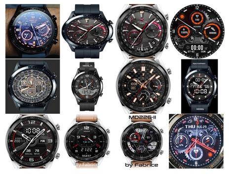 Huawei Watch GT2 46mm için seçme arayüzler (Seiko,Tag Heuer,Casio,Hublot...)
