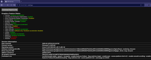 Vivaldi Güncellemelerinde Vulkan Problemim