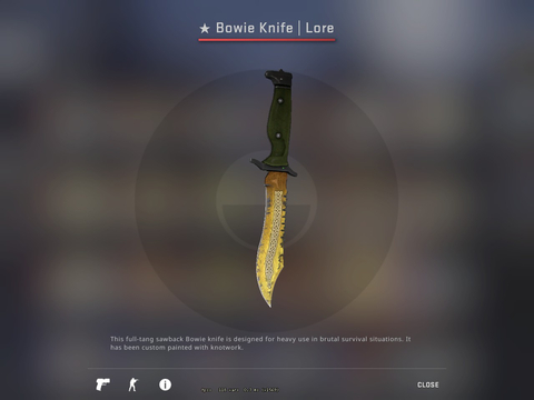 SATILIK ★ Bowie Knife Lore BS + Driver Gloves Queen Jaguar BS