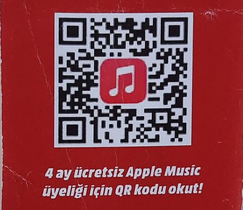 Ücretsiz Apple müzik kodu