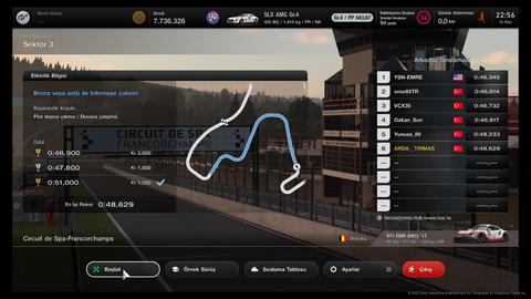 GT7 Time Trial ve Drift Turnuvası