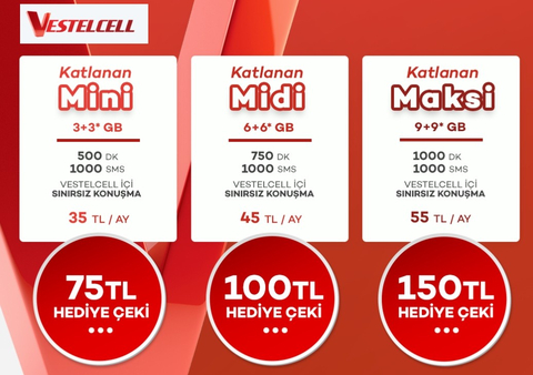 Vodafone RED 20 için teklif almak..