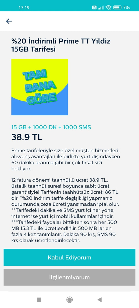 Türk Telekom Bana Göre Kampanyalar