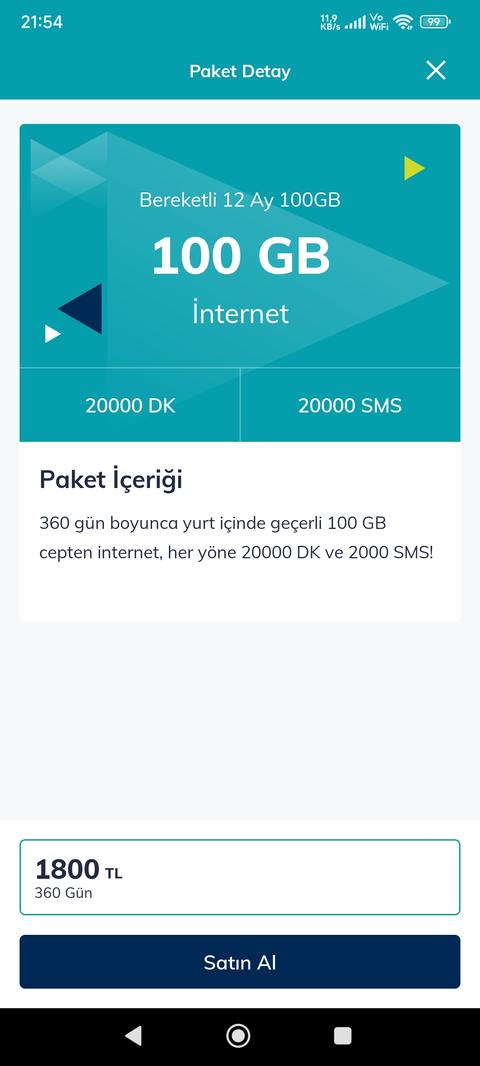 TURK TELEKOM YILLIK 100 GB 1800 TL [ANA KONU]
