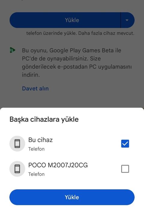 PlayStore Eski Telefon Kaldırılmıyor