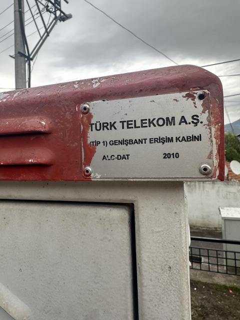 Türk Telekom Tip-1 Saha Dolabı