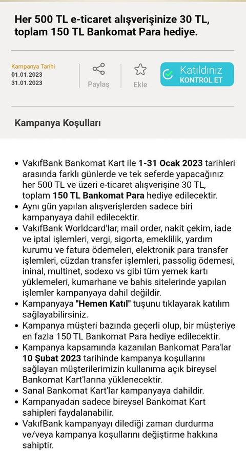 Bankomat ile her 400 TL e-ticaret alışverişinize 30 TL, toplam 150 TL Bankomat Para! [Nisan 2023]