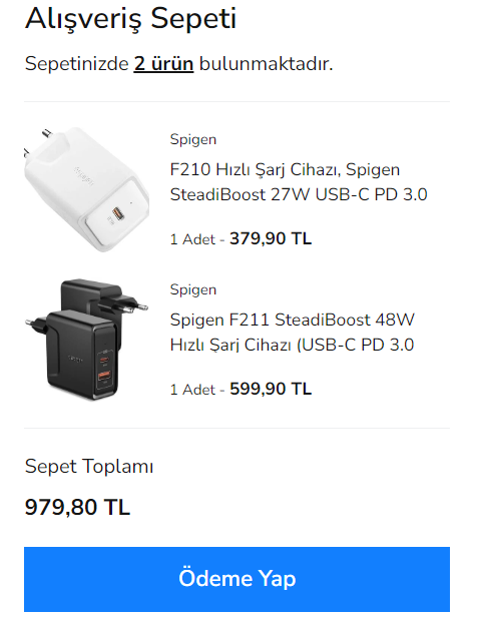 Spigen.com.tr indirim/siparişler hakkında