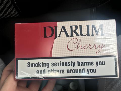 Djarum cherry Sabiha Gökçen Dutyfree faturalı