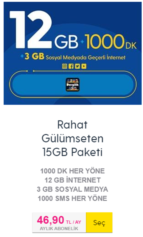 Türkcell rahat dezavantajları neler?