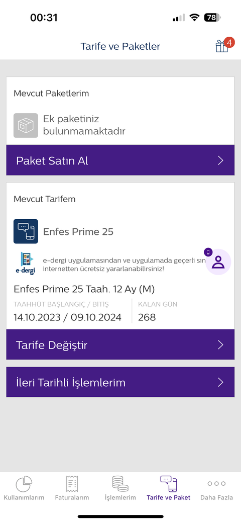 Türk Telekom Enfes Prime 25 sorunu