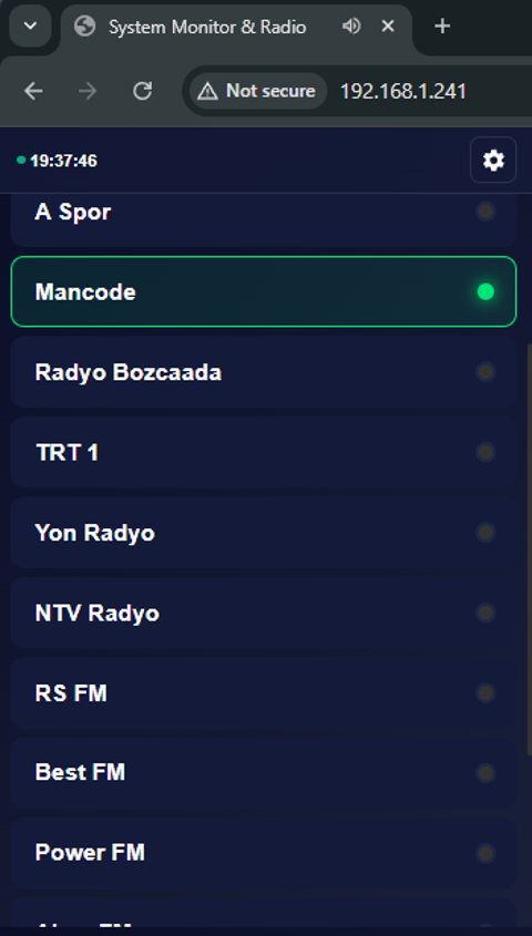 Pc Dashboard Donanımı