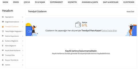 Trendyol Cüzdanım’a 10₺ Yükle 10₺ Kazan!