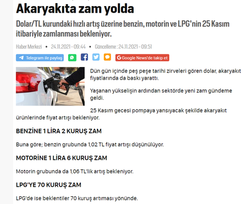 Akaryakıta Tek Seferde Tarihin En büyük Zam mı Gelebilir !