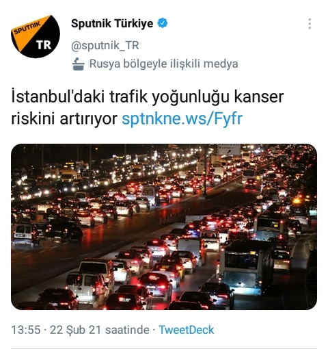 İstanbul'da trafik çilesi çeken arkadaşlar, Allah yardımcınız olsun.