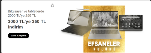 HB Efsaneler Kulübü 3000/350 PC-TABLET