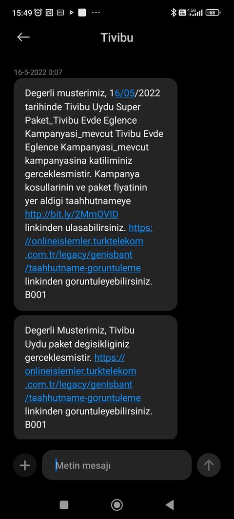 TİVİBU ABONELERİ LÜTFEN DİKKAT EDİN