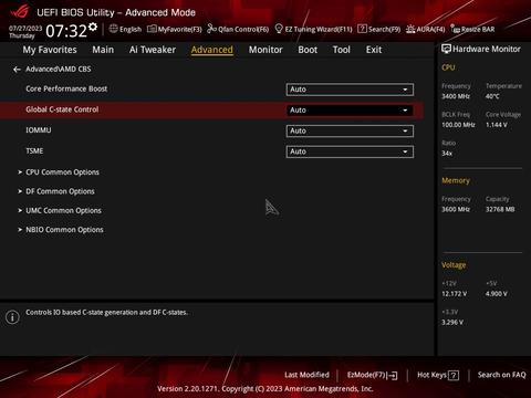 5800x3d ve Zen3 Curve Optimizer - ComboV2PI 1.2.0.B Bios