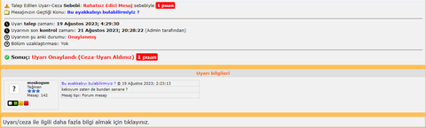 Bu forumda yazılan yorumlara neden ceza veriliyor ?