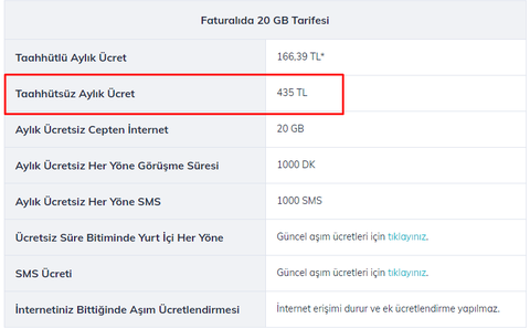 Eski adı Vestelcell , Yeni adı Türktelekom geçiş tarifesi( Taahhüt, fatura, sorun, çözüm bölümü)