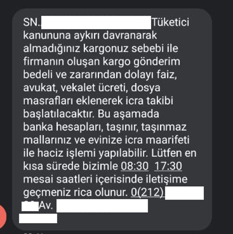 Yeni Bir Dolandırıcılık mı? (Kapıda Ödeme Kargo Teslim Almadın Davası!)