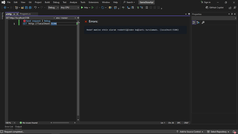 ASP.Net Request Hatası