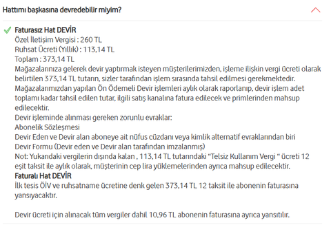 Vodafone'da Hat Devri Nasıl Yapılır?