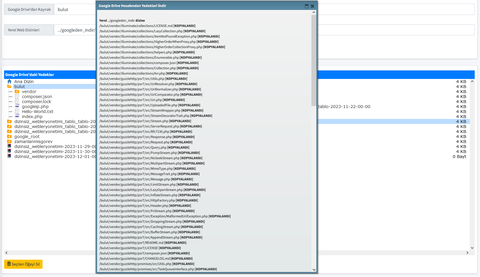 MySQL Veritabanı Yedekleme, Geri Yükleme ve Web Dizinleri Yönetimi Scripti