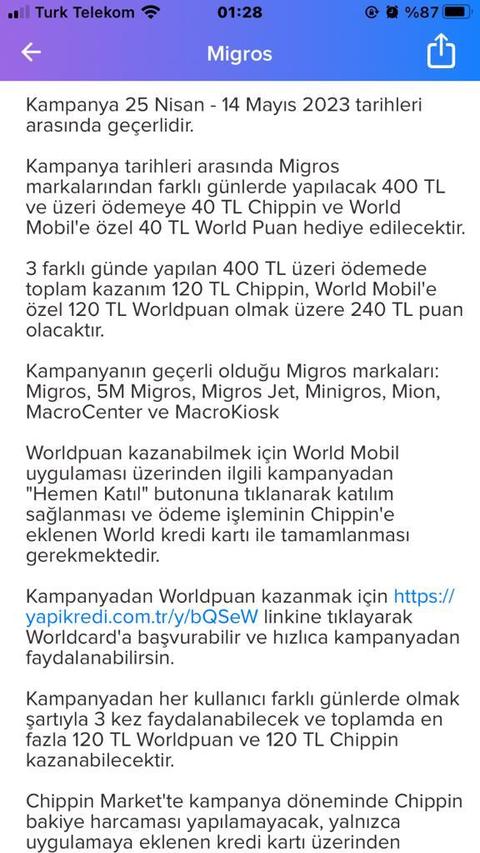 Yapıkredi Worldcard Kampanyalar