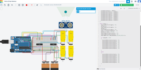 Tinkercad'deki Hatayı bulamadım Yardım.